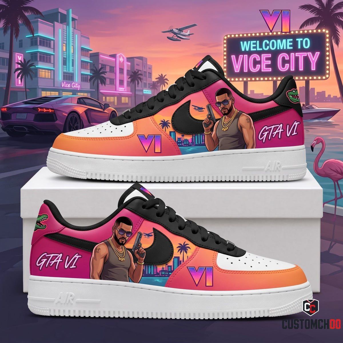 Limited Edition GTA 6 Sneakers | GTA 6 Low Sneaker Gift