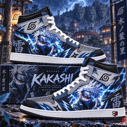 Hatake Kakashi High Top Sneakers — Naruto Inspired Fan Shoes