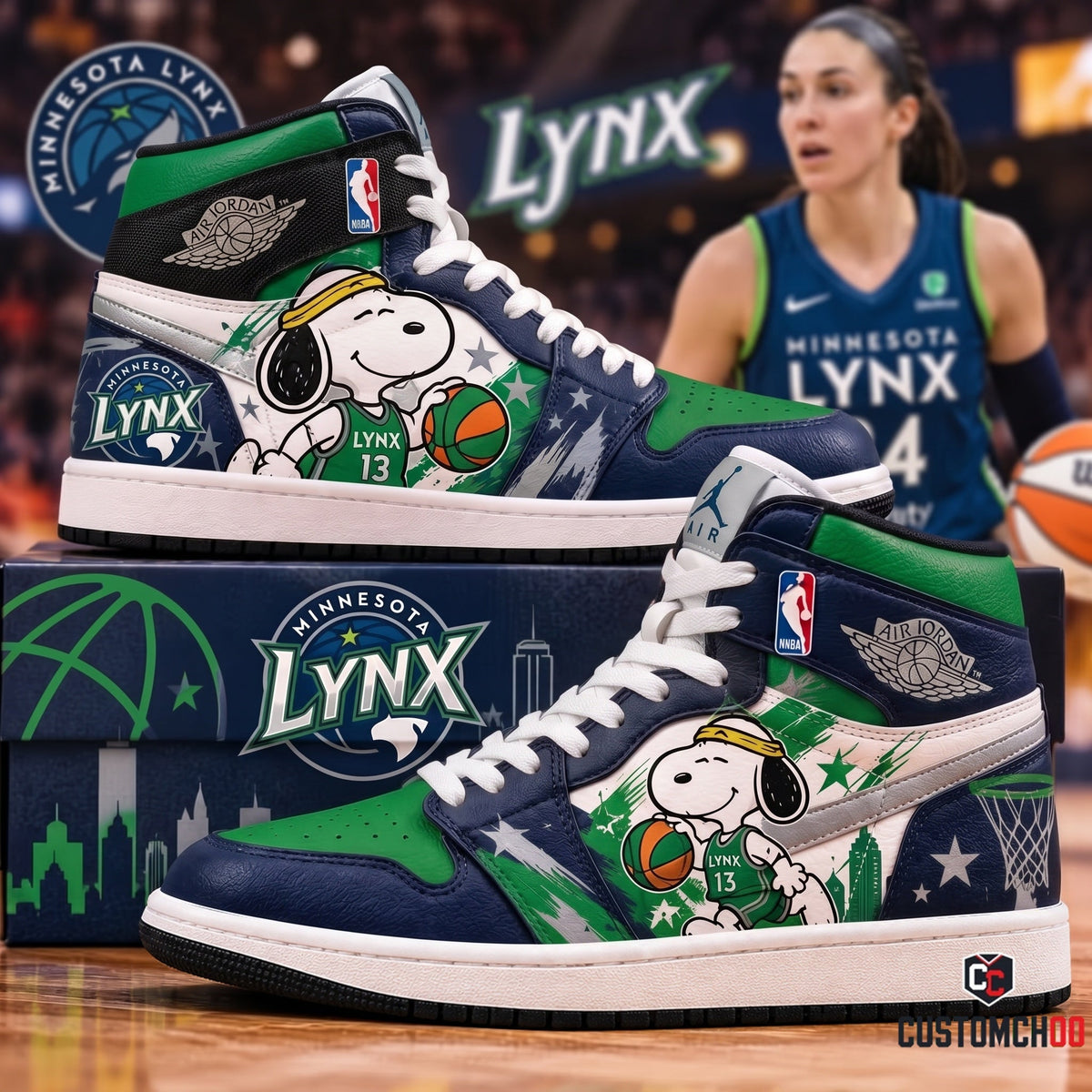 Women’s Basketball Fan High Sneakers | All 15 WNBA Teams Available -Ver3