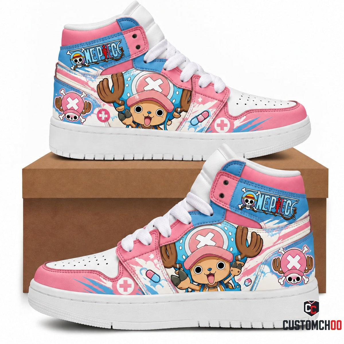 Limited Edition One Piece Squad Fan Shoes — Anime High Top Sneaker Gift