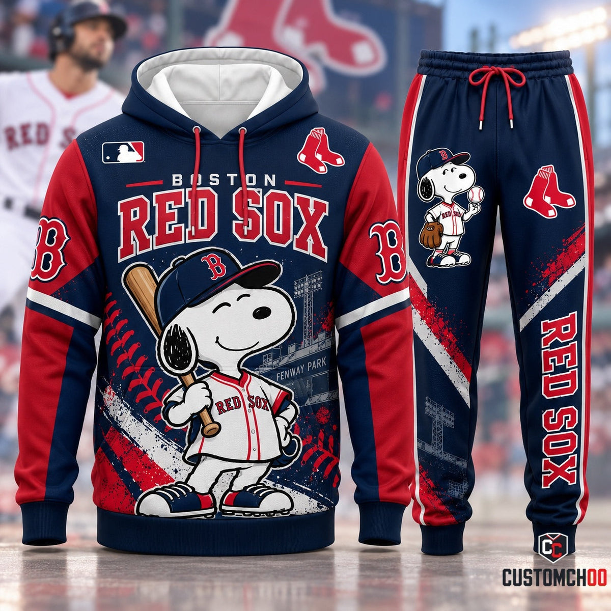 MLB Sport Fan Set — Hoodie & Sweatpants Set | All 30 Teams Available -Ver2