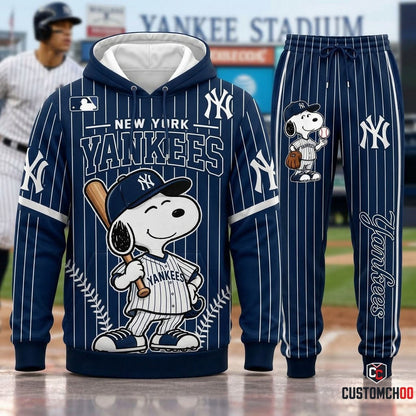 MLB Sport Fan Set — Hoodie & Sweatpants Set | All 30 Teams Available -Ver2