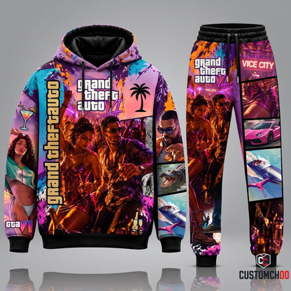GTA VI Transformation Fan Set — GTA6 Hoodie & Sweatpants