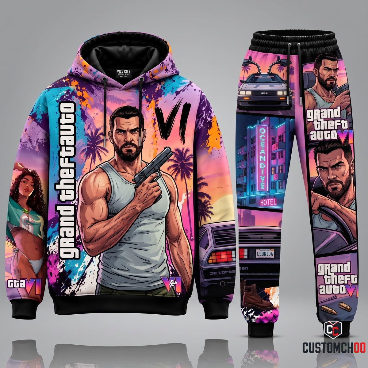 GTA VI Transformation Fan Set — GTA6 Hoodie & Sweatpants