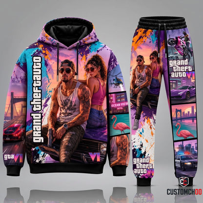 GTA VI Transformation Fan Set — GTA6 Hoodie & Sweatpants