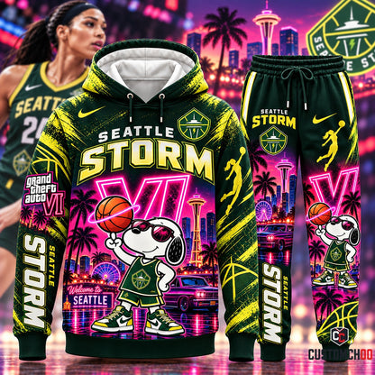 Beagle Dog x GTA VI - Women’s Basketball Fan Set — Hoodie & Sweatpants | All 15 Teams Available