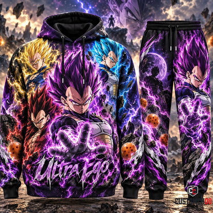 Limited Edition SSaiyan Vegeta Fan Set — Hoodie & Sweatpants