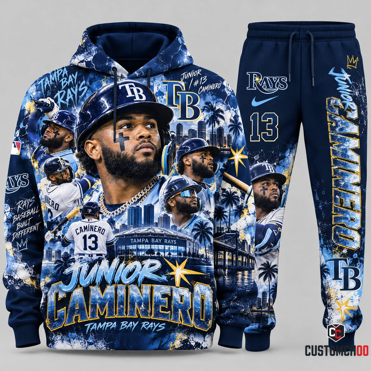 Baseball Fan Set — Hoodie & Sweatpants [St