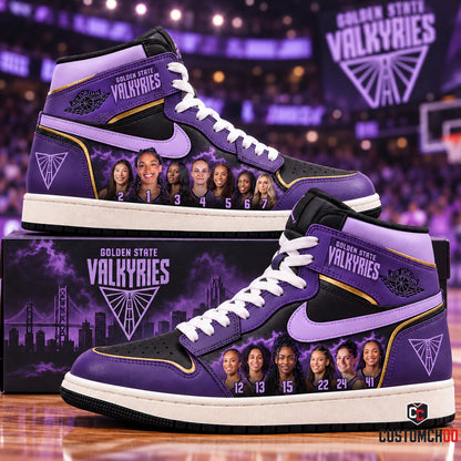 WNBA Golden State Valkyries Women’s Basketball Fan | Limited Edition High Sneakers
