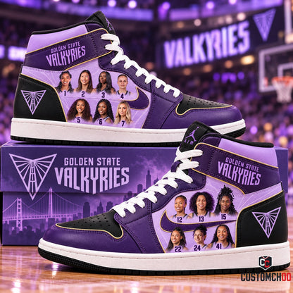 WNBA Golden State Valkyries Women’s Basketball Fan | Limited Edition High Sneakers