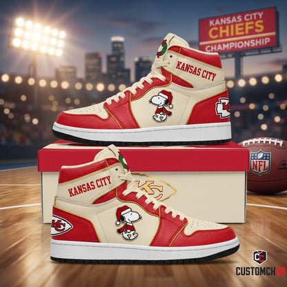 Kansas City Chiefs snoopy-inspired christmas fan sneakers – Varsity Chenille Jacket